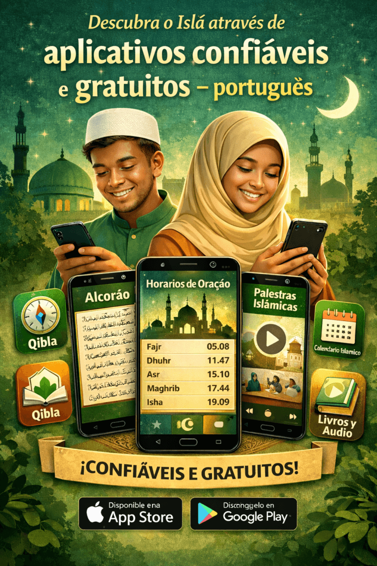 Descubra o Islã através de aplicativos confiáveis e gratuitos – português