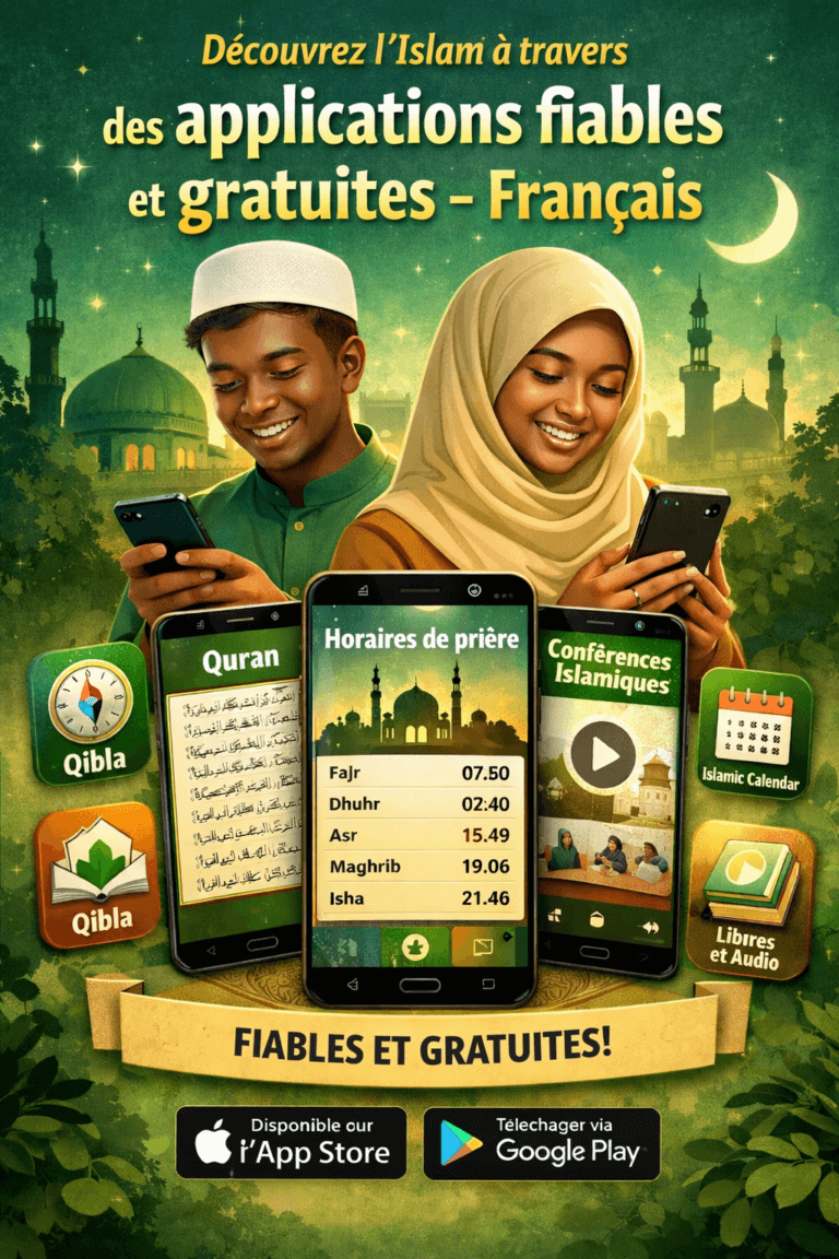 Découvrez l’Islam à travers des applications fiables et gratuites – Français