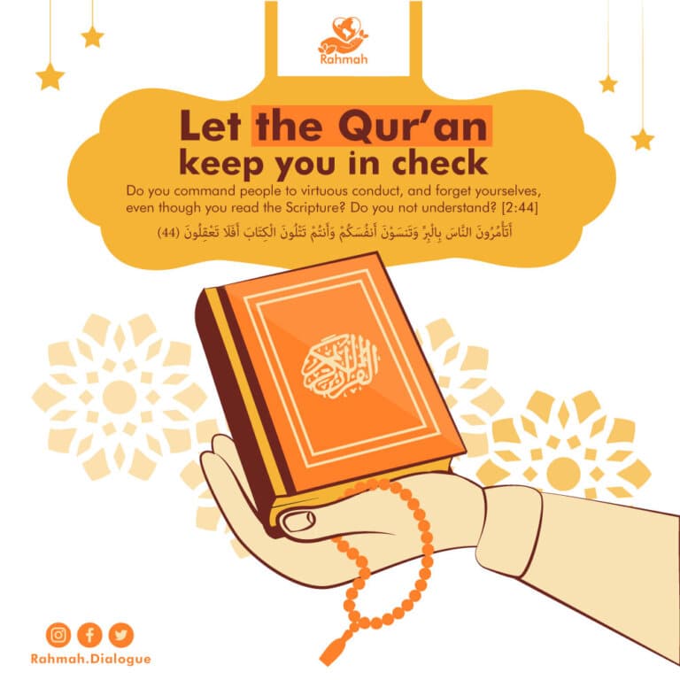 Let the Qur’an keep you in check 11 Let the Qur’an keep you in check