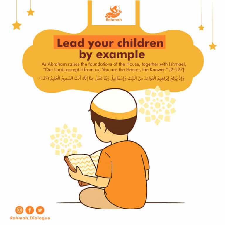 Lead your children by example 7 Lead your children by example