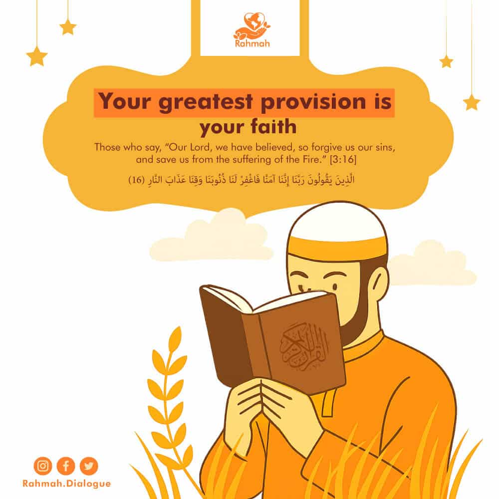 Your greatest provision is your faith 1 09