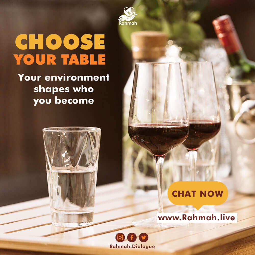 Integrity of the Gathering: Avoiding Alcohol-Serving Tables as a Safeguard for Religion and the Essence of Reason