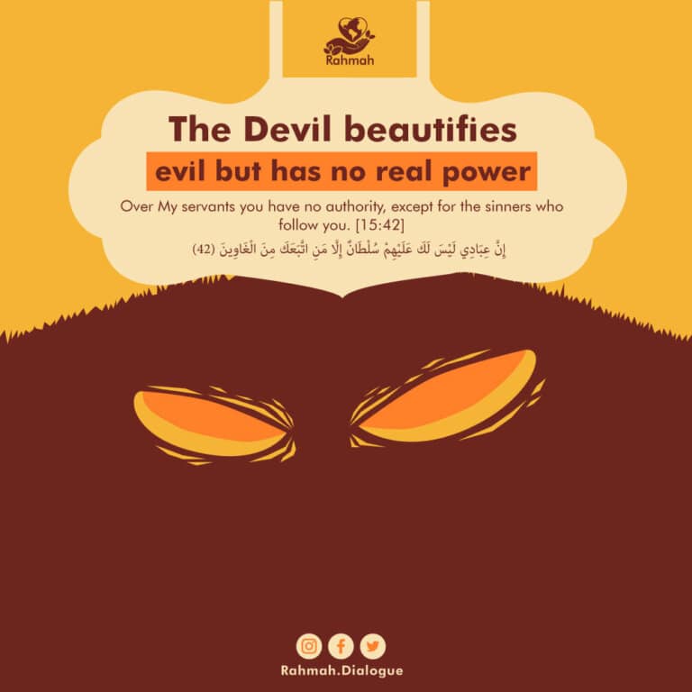 The Devil beautifies evil but has no real power 1 The Devil beautifies evil but has no real power
