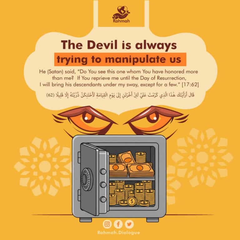 The Devil is always trying to manipulate us 3 The Devil is always trying to manipulate us