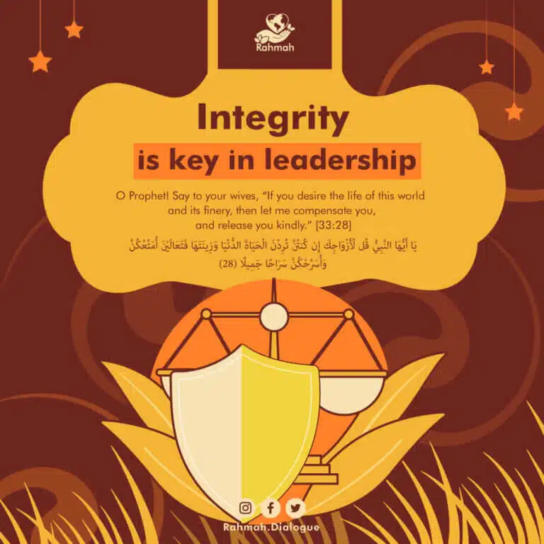 Integrity is key in leadership 8 Integrity is key in leadership