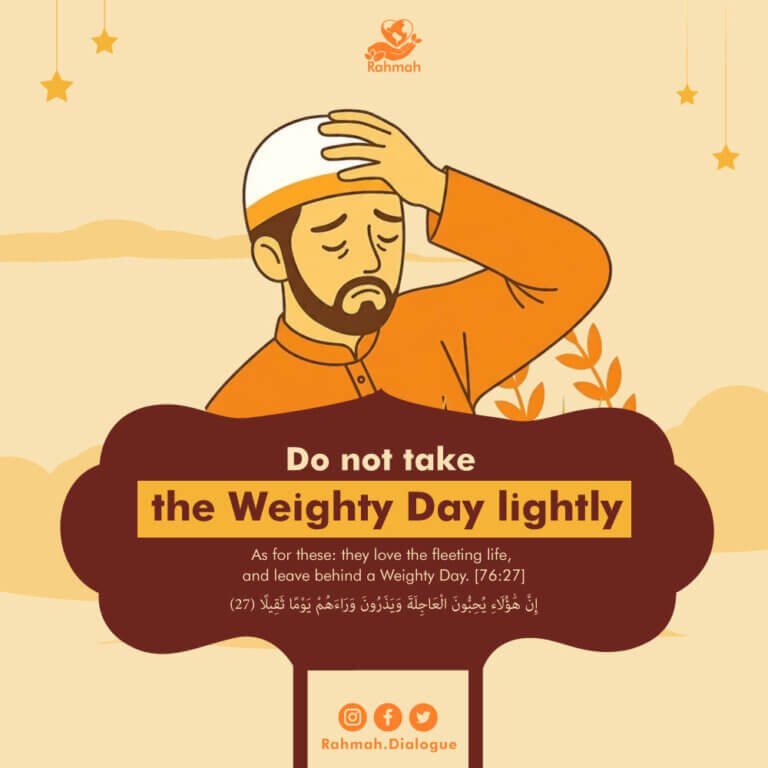 Do not take the Weighty Day lightly 1 Do not take the Weighty Day lightly